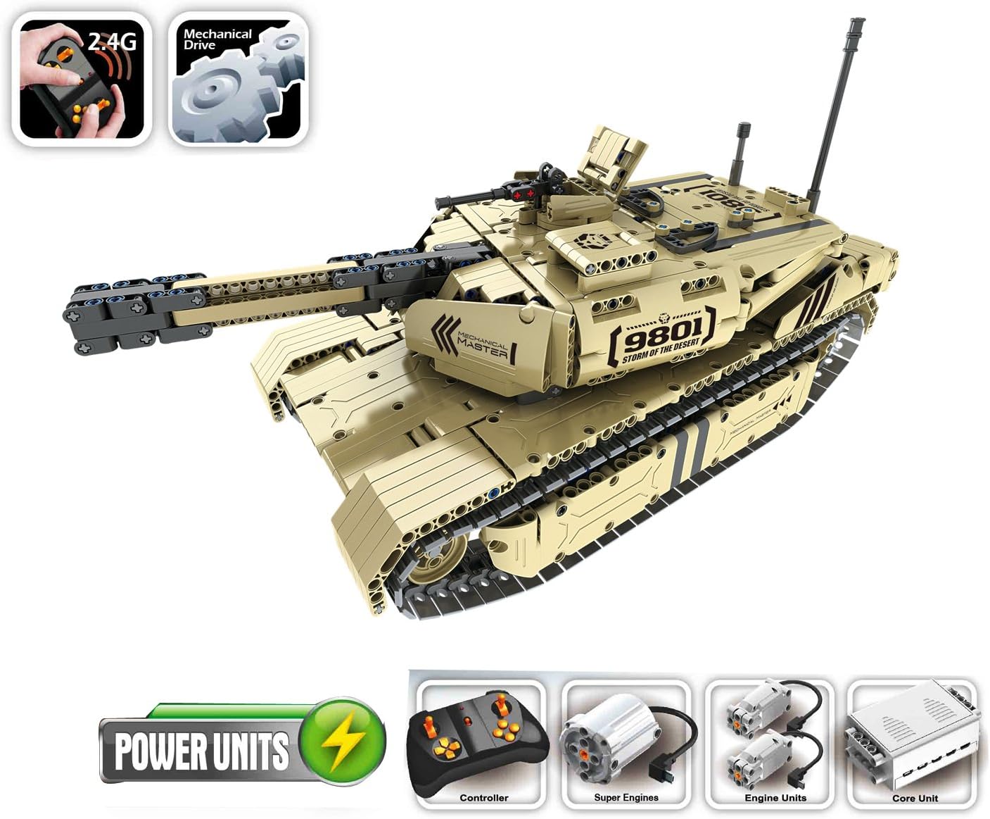Bo-Toys R/C Shooting Tank Building 