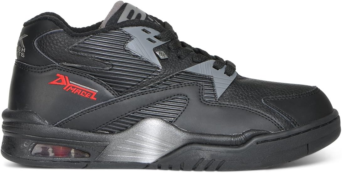 Control Mid Men's Chukka Leather Sneaker Black/Charcoal