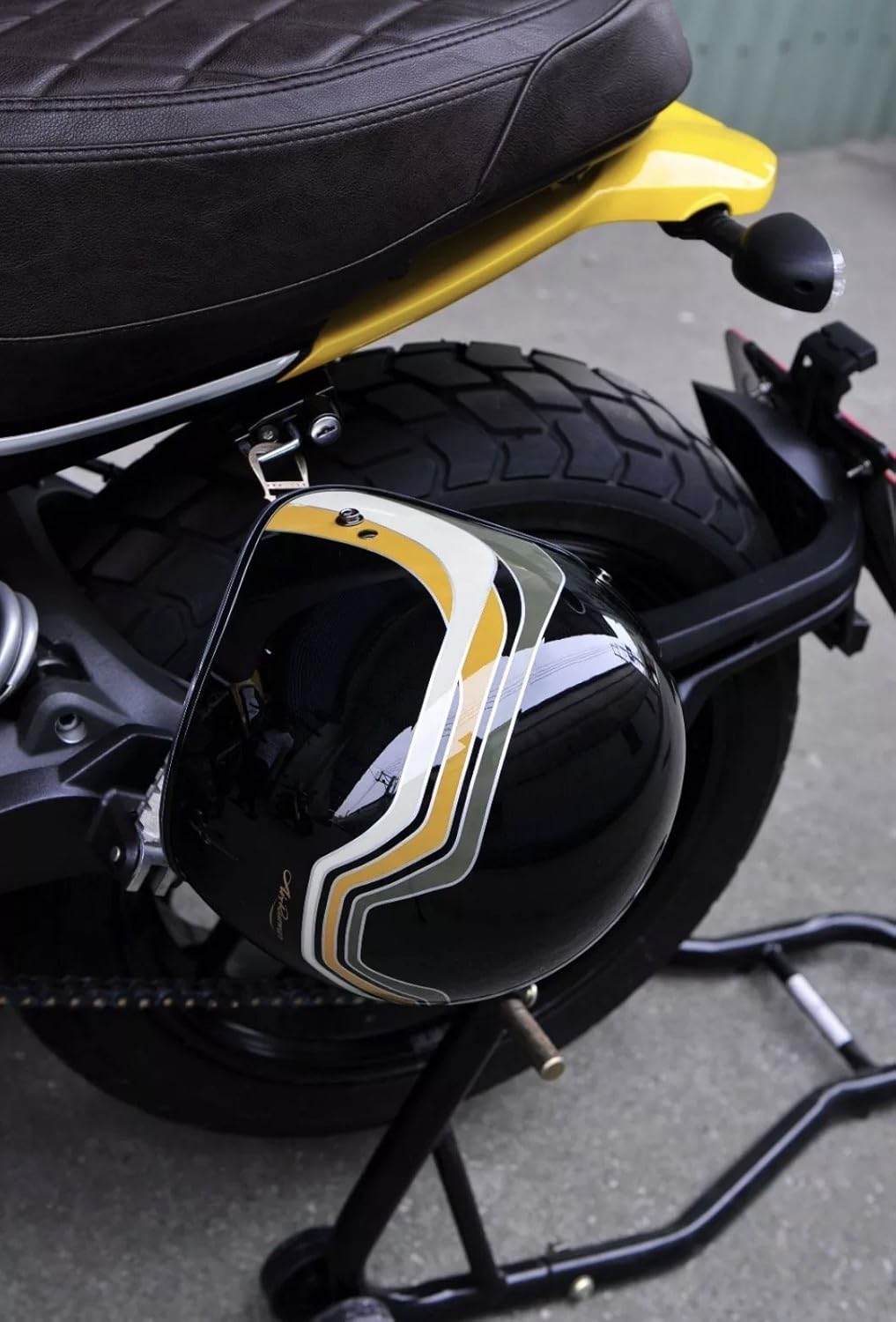 Motorcycle Black Helmet Lock W Keys For Ducati Scrambler 400 800 15 18 17 Motorcycle Accessories Bennysberries Other Motorcycle Accessories