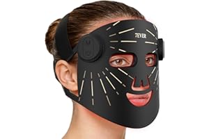 Red Light Mask for Face,4-in-1 Face Mask Light Therapy,Red Light Therapy for Face,15-Min Timer,Skin Care at Home&Travel,Women