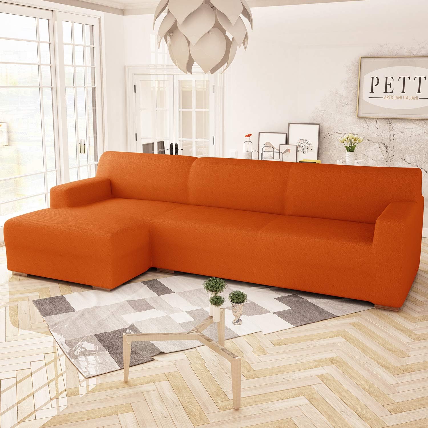 Sofauberwurf Ecksofa Mit Ottomane