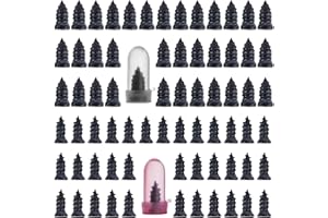 Opvixi Screw in Tire Plugs, 70 Pcs Tire Repair Screws, Tire Repair Rubber Nail Kit, Tire Screw Plug Repair Kit, Self Screw in Tire Repair Plugs for Car, Motorcycle, Truck, Tractor Tire Puncture Repair