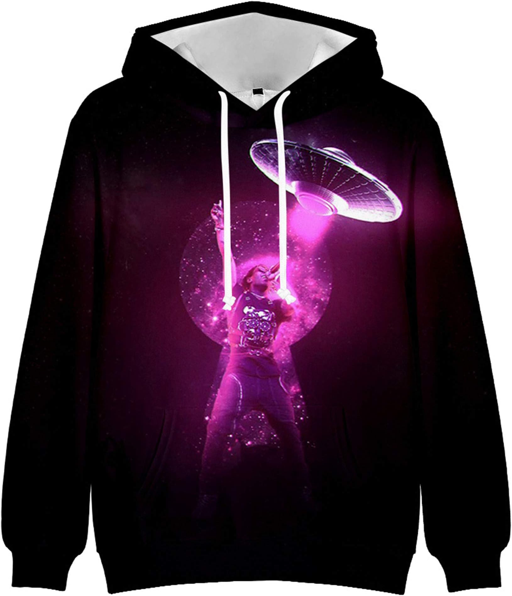 SSUJ7 Unisex Lil-Uzi-Vert Hoodie Pullover Sweatshirt Sweater Hoodies for Youth Men and Women