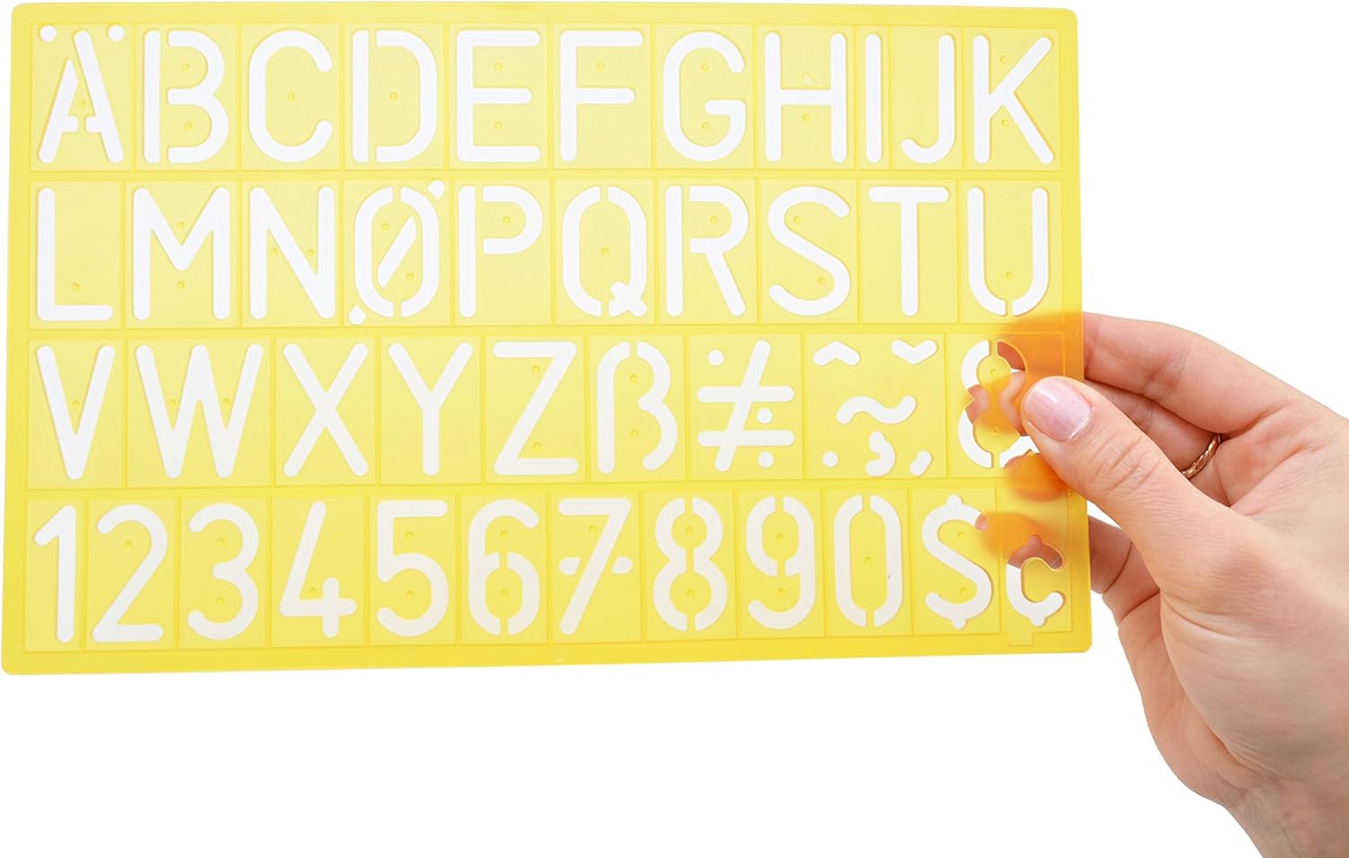 Westcott Letter Stenciling Guides (4 sizes) : Letter Stencils : Office Products