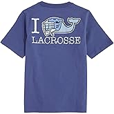 Vineyard Vines Boys Boys' I Whale Lacrosse Short-Sleeve Pocket Tee