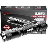 PowerTac M5-G3 2030 Lumens Rechargeable Tactical Flashlight, 330M Throw with Magnetic Charging and Dual Switch, LED Flashlight for Outdoor Emergency