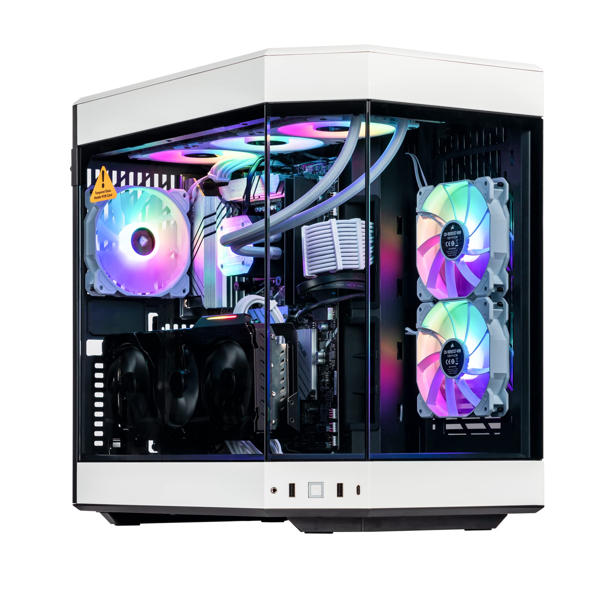 Velztorm White Praetix Custom Built Y60 Gaming