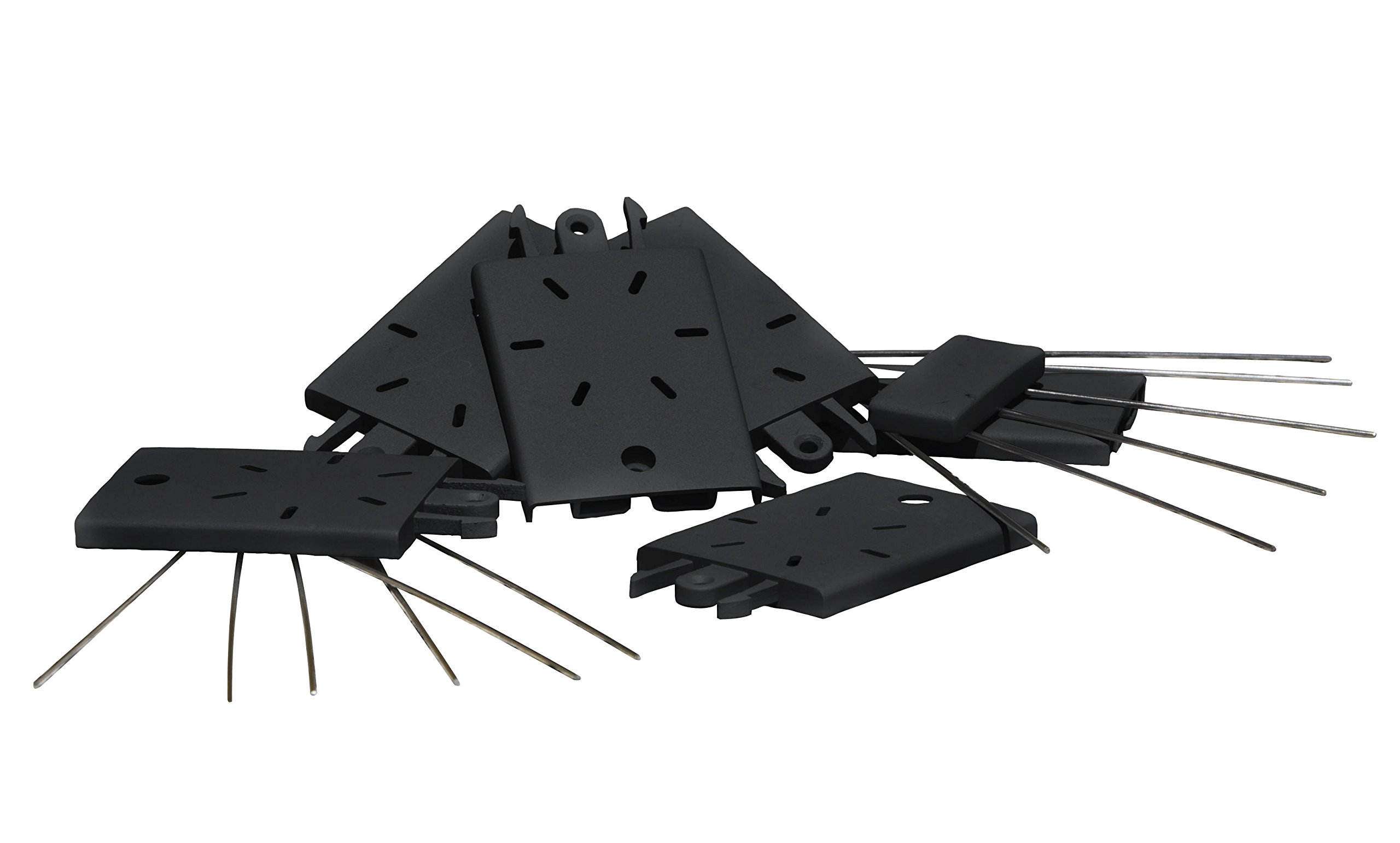 Windhager Bird and Pigeon Repellent: Starter Set, Bird Repellent, Pigeon Repellent Tips, Pigeon Spikes Set, PVC Strip, Stainless Steel Spikes, Max. 100 cm, Pack of 36