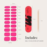 MYLEE Gel Nail Wraps Pink Paradise 20 Pre-Cured Stickers Gel Nails view 7