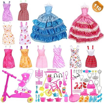 set de muñecas barbie