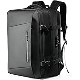 MS MARK RYDEN Expandable Travel Backpack 42L, TSA-Approved Anti-Theft Backpack with USB Charging Port, Business Laptop Backpack for Men Fits 17-inch Laptop, Water-Resistant Carry-on Luggage
