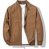 XiaoYouYu Men's Bomber Jacket Fashion Stylish Lightweight Windbreaker Spring Fall Casual Jackets for Men