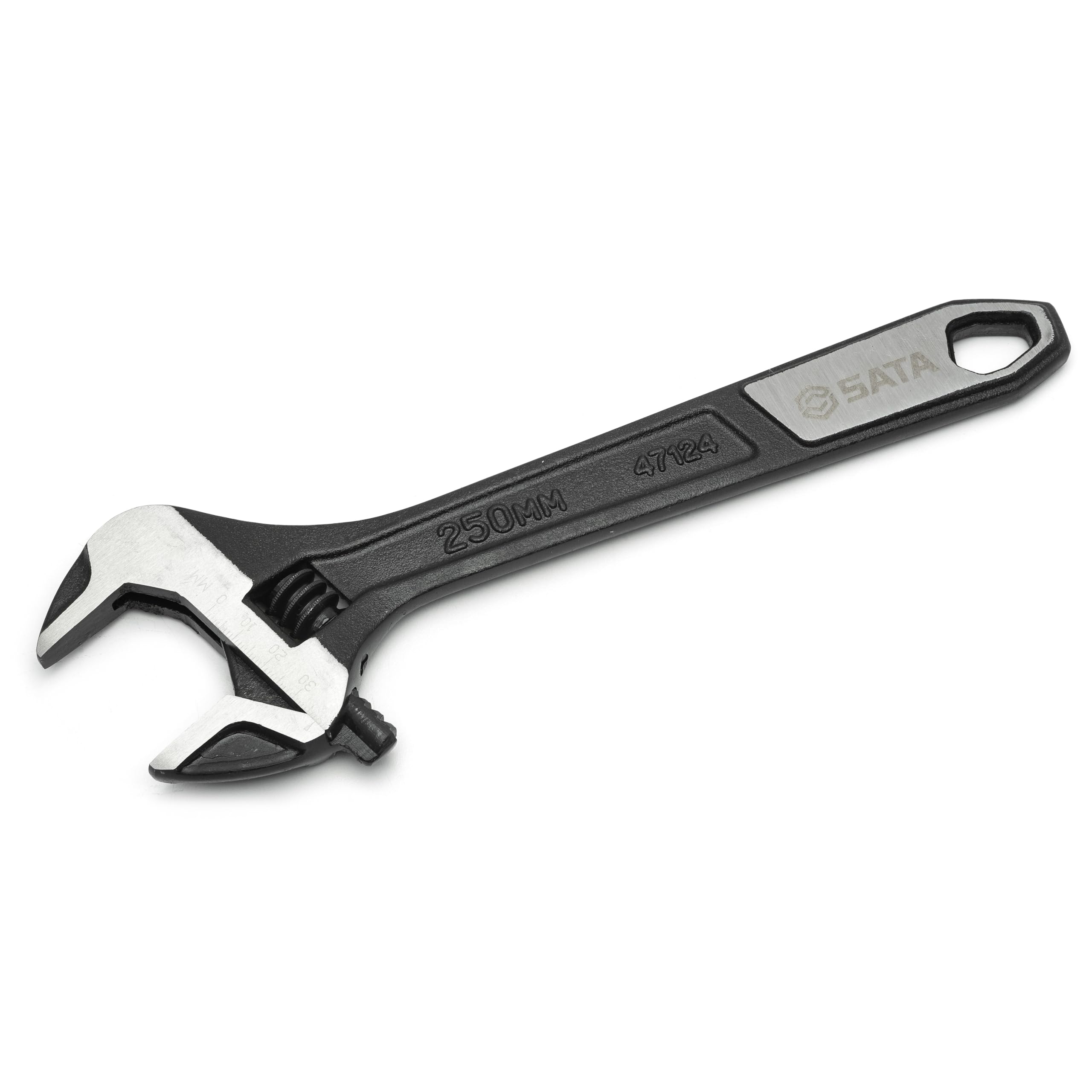 Sata 10in Wide Jaw Heavy Duty Compact Hand Tool Adjustable Wrench