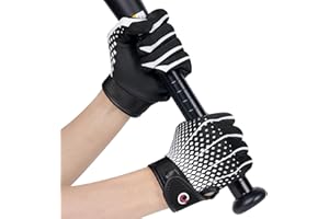 NOVAXUS Kids Baseball/Softball Batting Gloves Youth,Super Grip Teeball Gloves for Boys and Girls