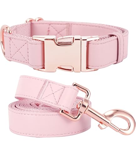 ROSES PINK LEATHER DOG DOG COLLAR 新品未使用 41Q7L9zxaOS.jpg_BO30,255,255,