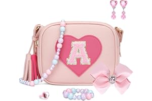KKXIU Gifts For 3 4 5 6 7 8 Year Old Girls Dress Up Jewelry Kids Toys Toddler Purse Heart Little Girl Bag