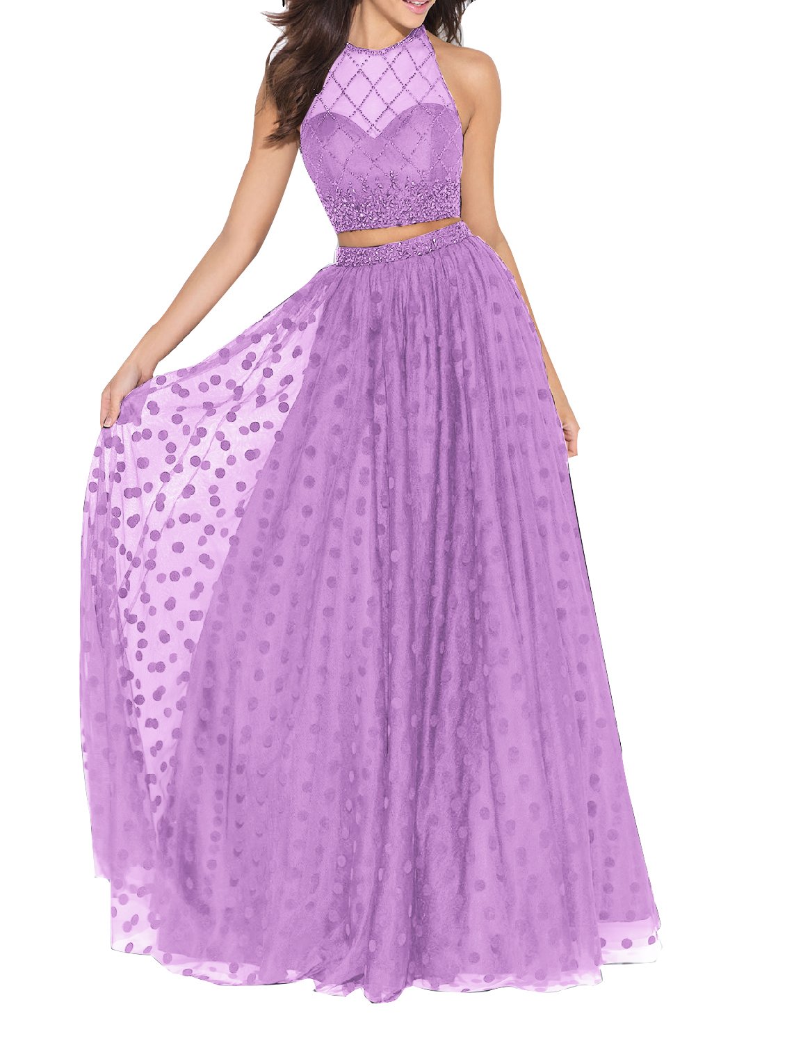 YIRENWANSHA-Prom-Dresses-2018-Sexy-A-Line-Full-Length-Asymmetrical-Party-Gowns-Beaded-Empire-Waist-Two-Piece-Homecoming-Dresses-For-Women-YSPM152-Lavender-Size-2