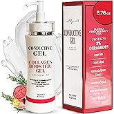 Conductive Gel – Collagen, Ceramide and Hyaluronic Acid, This Gel Primer works as a Face Mask too, Nutrient Dense Ingredients, Many Extracts Imported from Korea. Perfect for Your Microcurrent Device