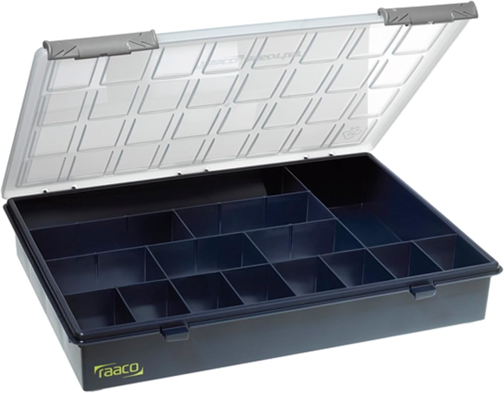 Raaco 136174 A4 Profi Service Case Assorter 15 Fixed Compartments