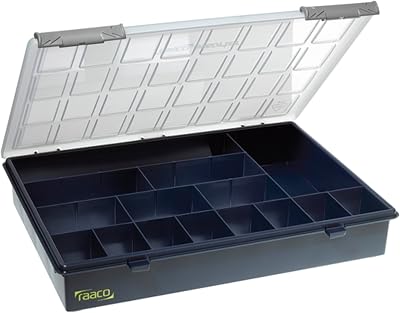 Raaco 136174 A4 Profi Service Case Assorter 15 Fixed Compartments