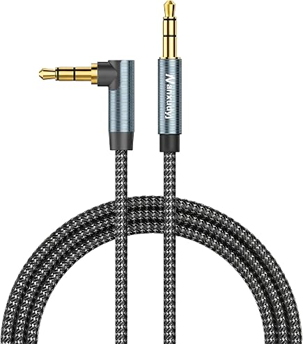 GEEKRIA Cavo Audio Da 3,5 Mm A 3,5 Mm, 1,2 M, Sostitutivo Per Jabra, Marshall, Philips, Bang & Olufsen E Beyerdynamic - 3