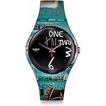 Swatch Untitled by Jean-Michel Basquiat Unisex Casual Watch