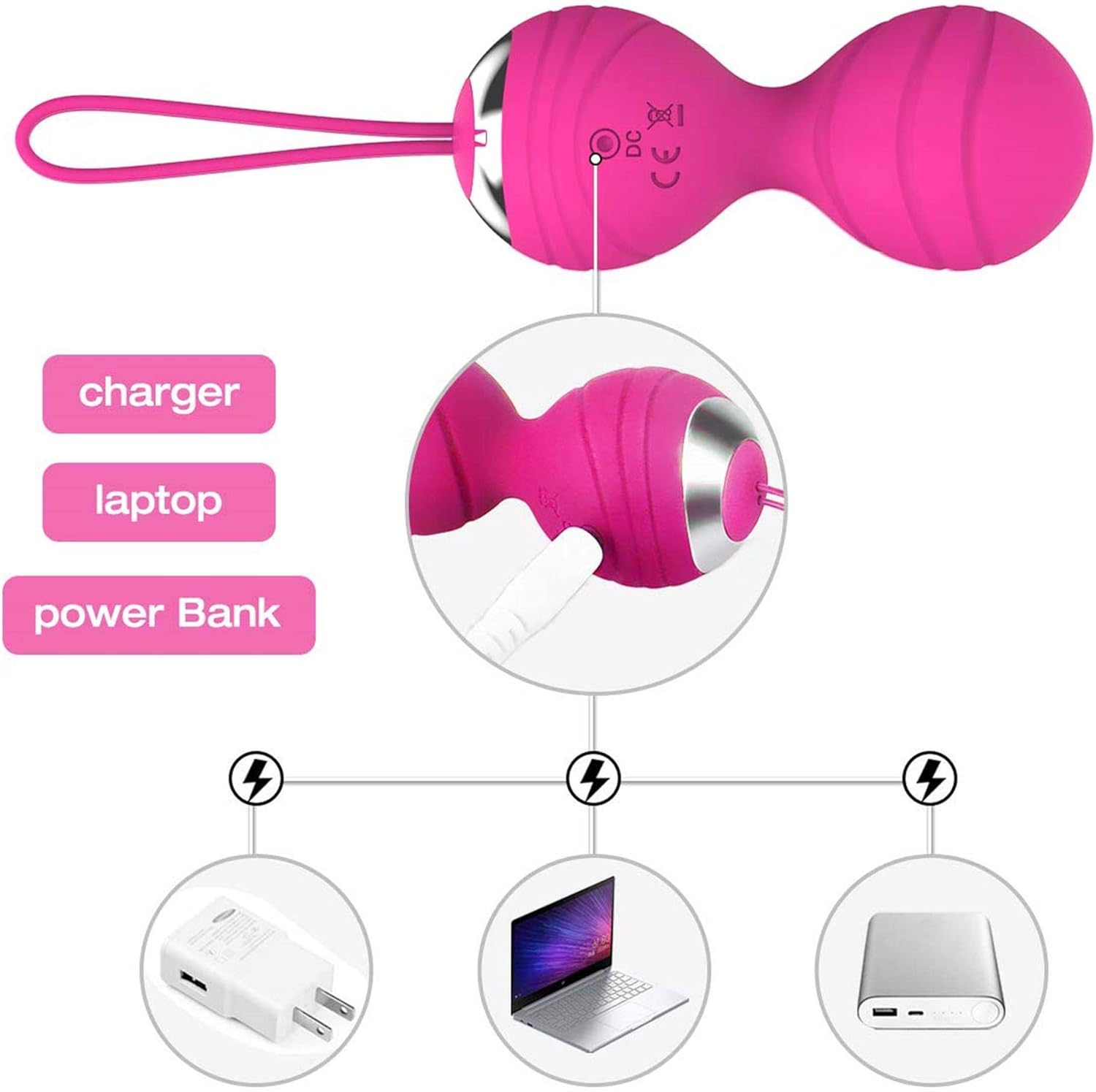 Abandship 2 in 1 Kegel Balls Kit - Kegel Exercise Weights Products for Women, 3 Weights Ben Wa Kegel Balls for Beginners & & Advanced, Doctor Recommended for Bladder Control and Pelvic Floor Training: Health & Personal Care