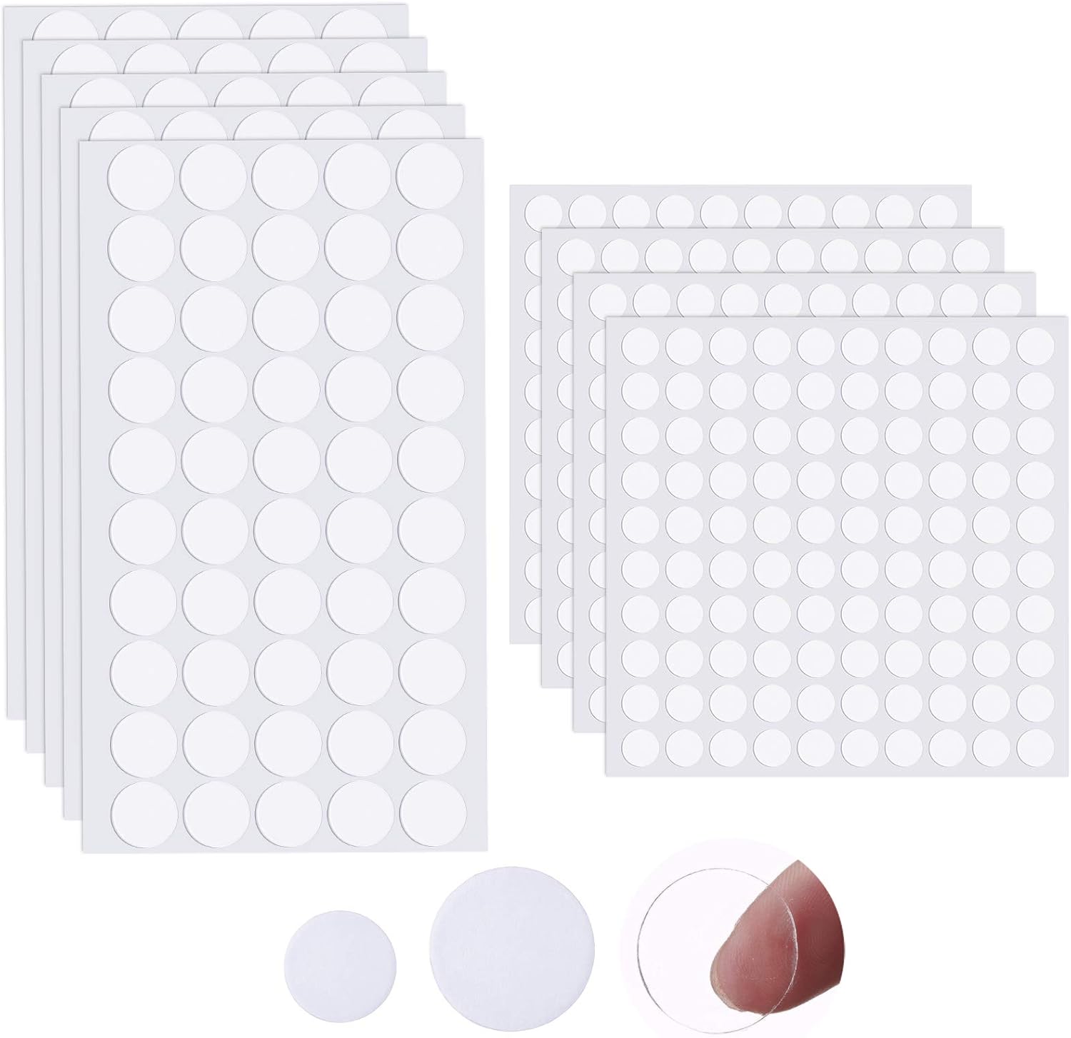 1000 Pieces Clear Sticky Putty Removable Round Putty 2