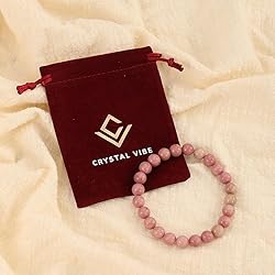 Crystal Vibe Rhodochrosite Crystal Bracelet for