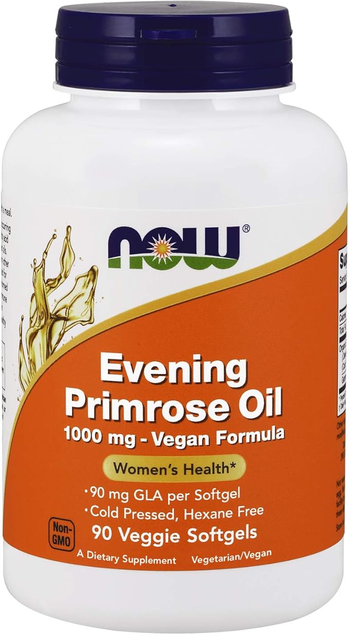 NOW Supplements, Evening Primrose Oil 1000 mg, Cold Pressed, Hexane