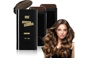 MLSMILE 2PCS Hair Color Comb,Safe Convenient Waterproof and Sweat-Proof Comb Hair Dye Cream,Brown Portable Hair Colouring,2-in-1 Color Correction Stick with Comb to Cover Gray and White Hair