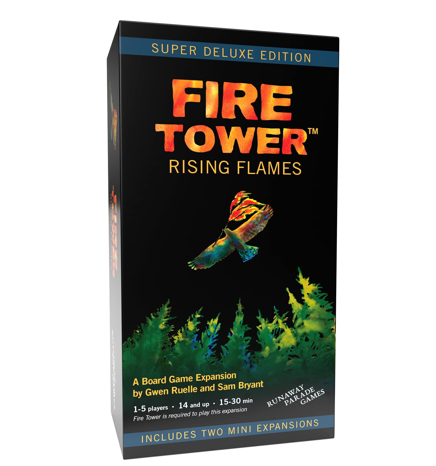 Tower Rising Flames Board Game Expansion: Deluxe with 2 Mini Expansions - Fight Fire