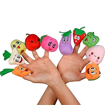 vegetable finger puppets