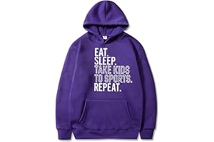 DPTALR Women Letter Print Sweatshirt 2023 Round Neck Pullover Tops Oversized Eat Sleep Take Kids to Sports Repeat Shirts