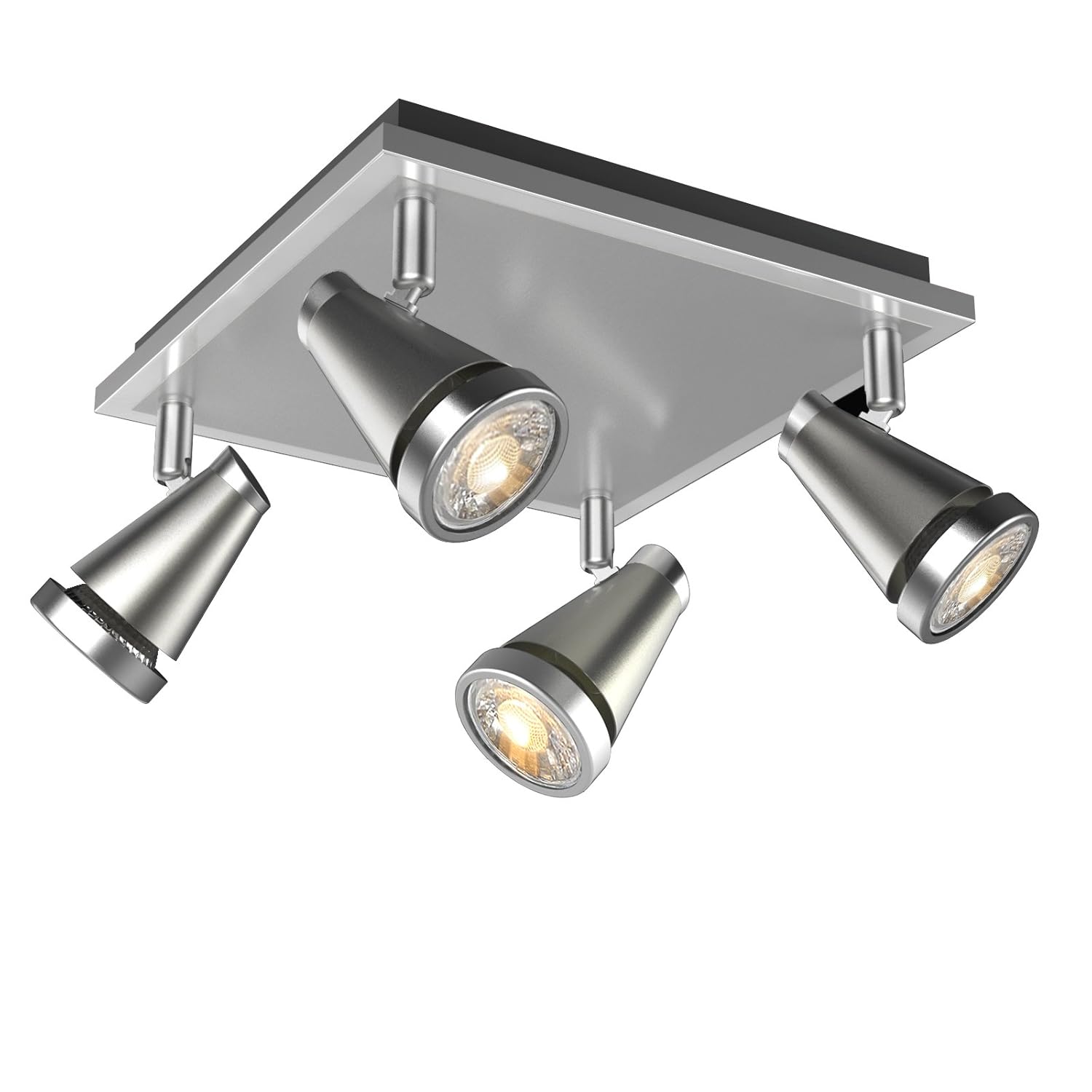 Ascher Led Ceiling Light Rotatable 3 Way Ceiling Spotlight For