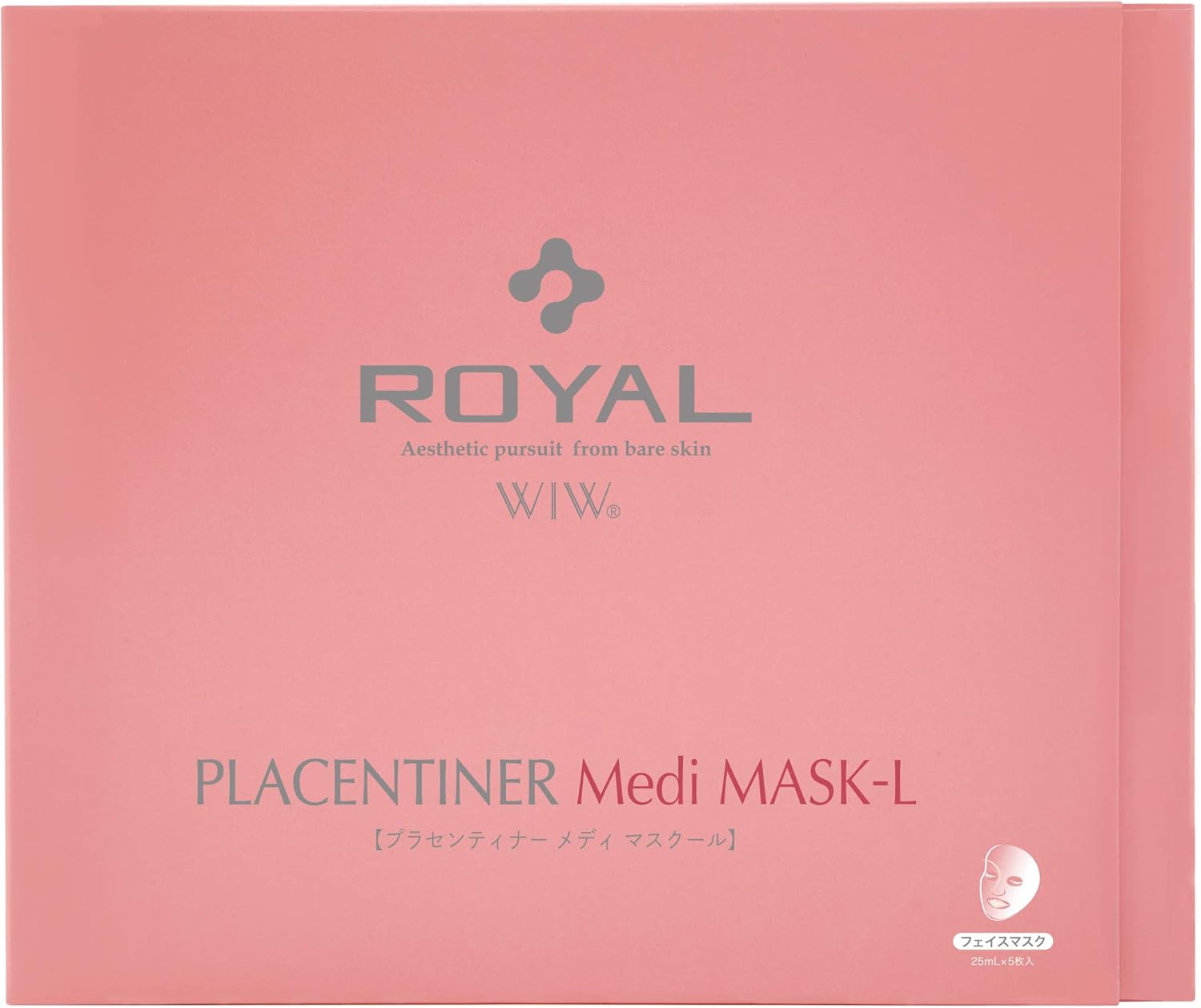 Amazon Wiw Royal プラセンティナー メディマスクール フェイスマスク 美容液25ml入1枚 5袋 Wiw フェイスマスク 通販