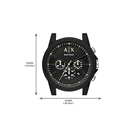 A|X Armani Exchange Men's Chronograph Black