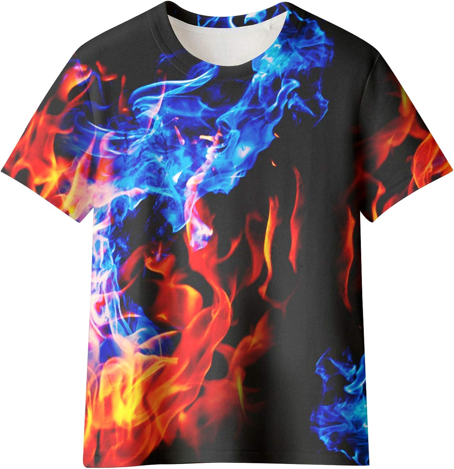 Syaimn Unisex Cool Graphic TShirts for Boys Girls 3D Print Shirts 68