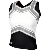 chass&eacute; Girls' Blaze Momentum Shell Top - Youth Sized Cheerleading Uniform Shirt
