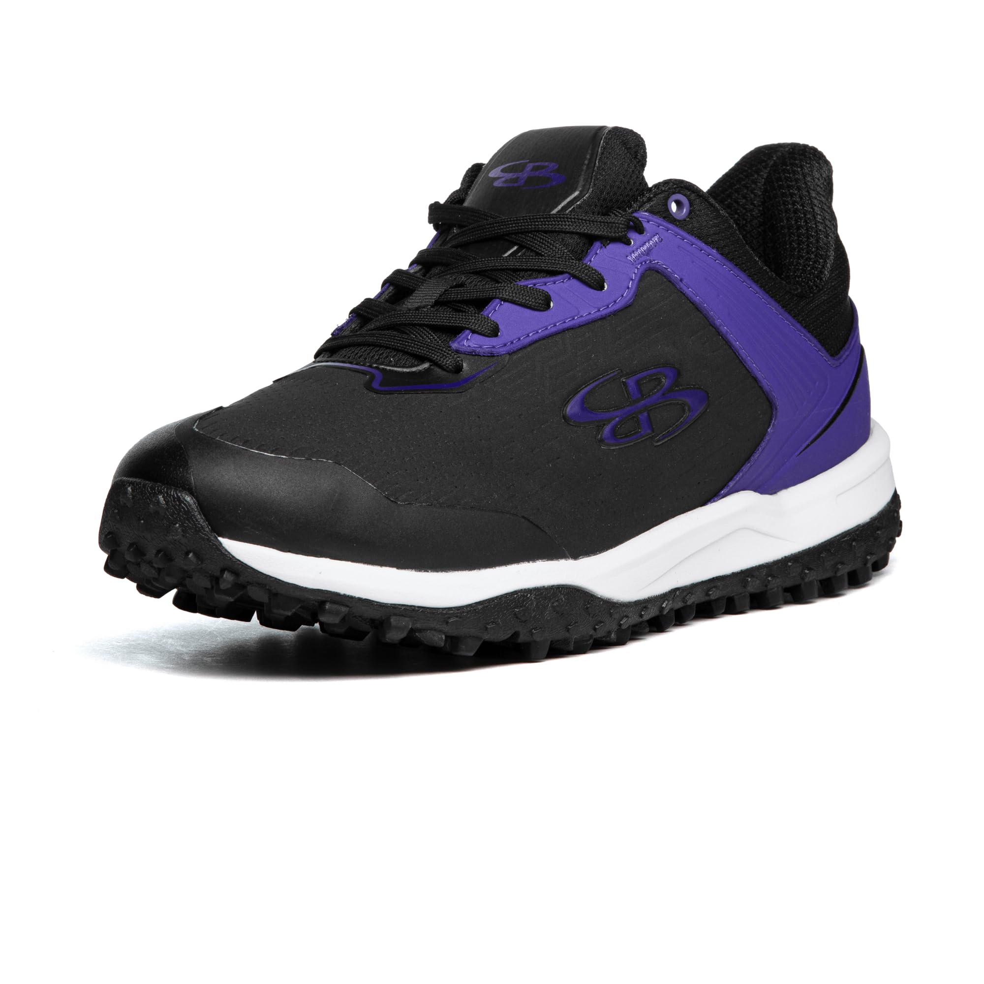 Boombah Viper Pro Men's Turf Black/Purple - Size 8