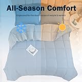 HIG 3 Pieces Dusty Blue Reversible Duvet Set Double 200x200cm OEKO-TEX view 2