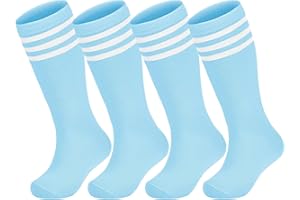 American Trends 2 Pairs Kids Toddler Baseball Soccer Socks Youth Boy Girl Softball Football Tball Socks Knee High Accessories