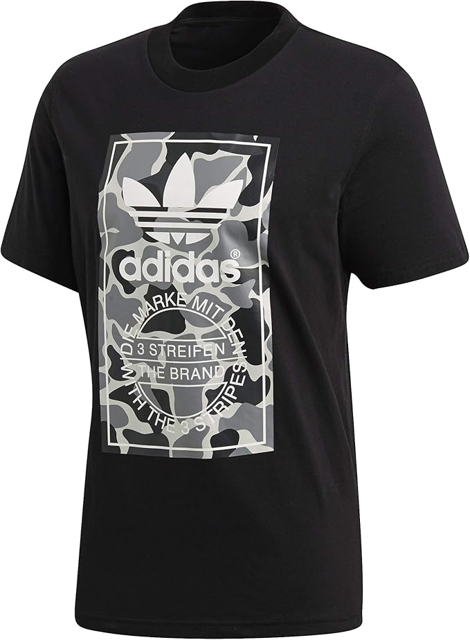 adidas Herren Camo Label Hemd, Schwarz, XS: Amazon.de ...