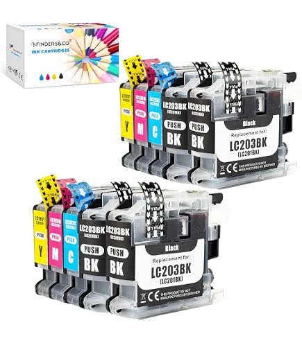 4 Cartucce Inchiostro LC103XL Compatibili Brother – Nero, Ciano, Magenta, Giallo – Alta Capacità
