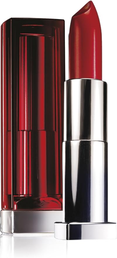 Maybelline Color Sensational Lipstick 470 Red Revolution Creamy Pigment Honey