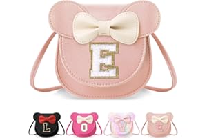 IZUZTA Little Girl Toddler Purse - Cute Mouse Ear Bow Crossbody Bag for 2-8 Year Olds - Birthday Gift
