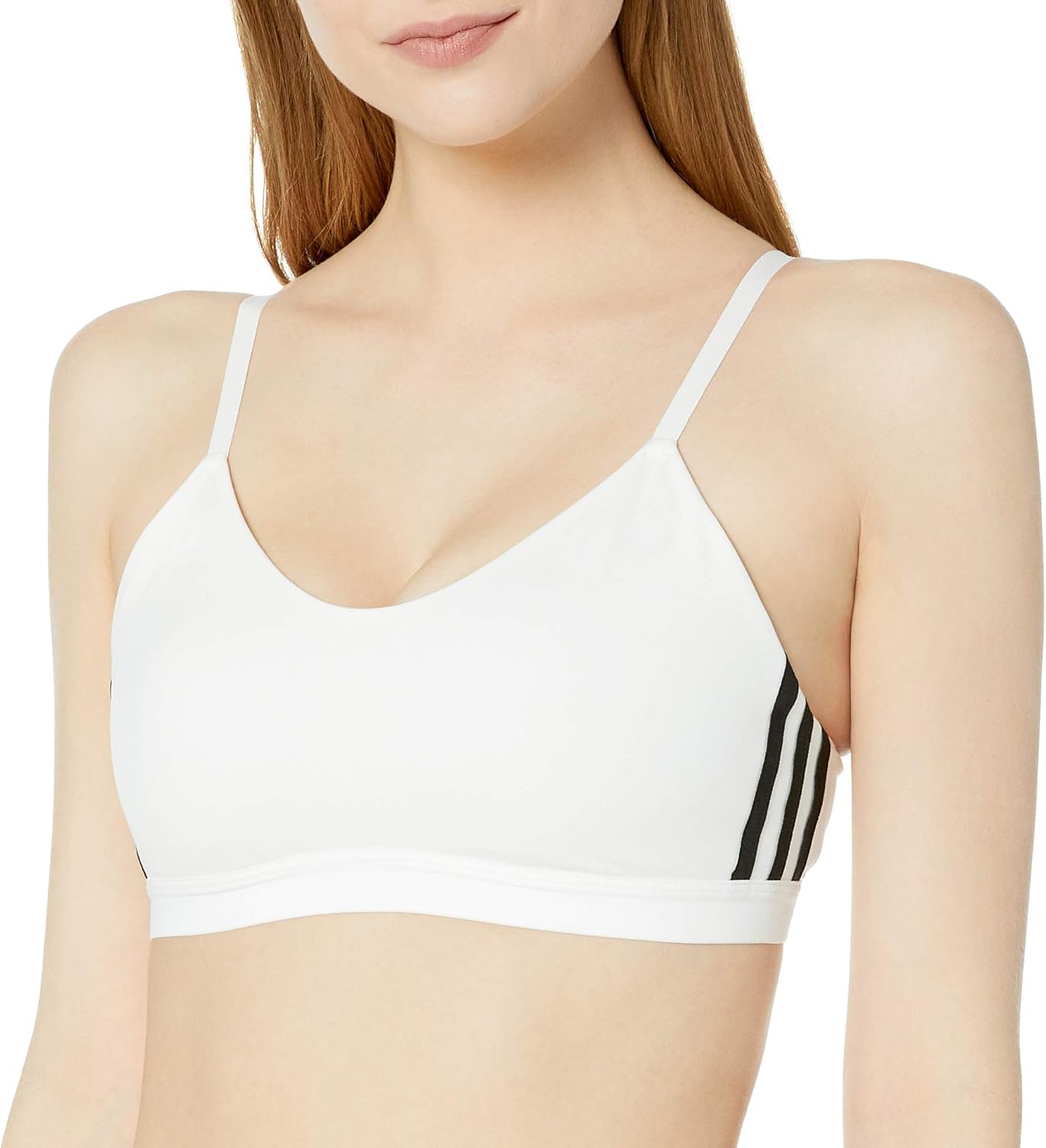 adidas Women's All Me 3 Stripe Bra Sports Bras Amazon.co.uk Clothing