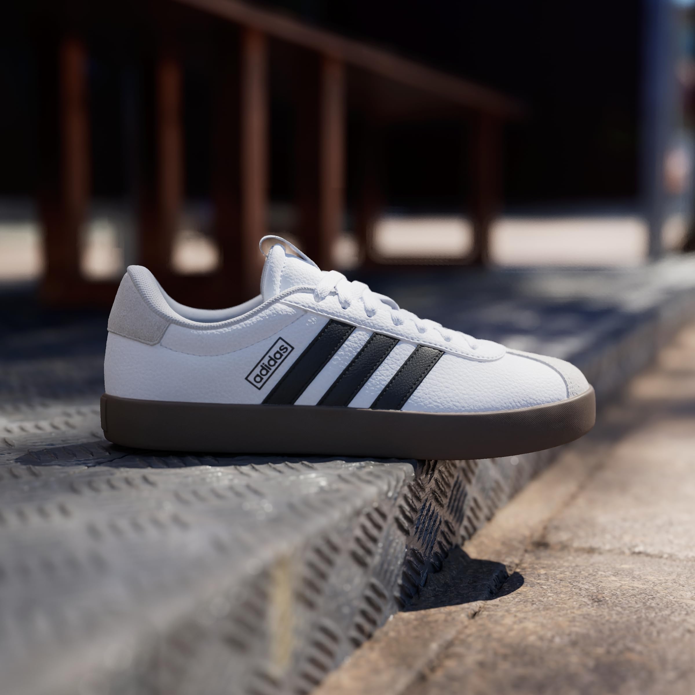 adidas Damen VL COURT 3.0 SHOES, Cloud white/core black/grey one, 42 EU 2