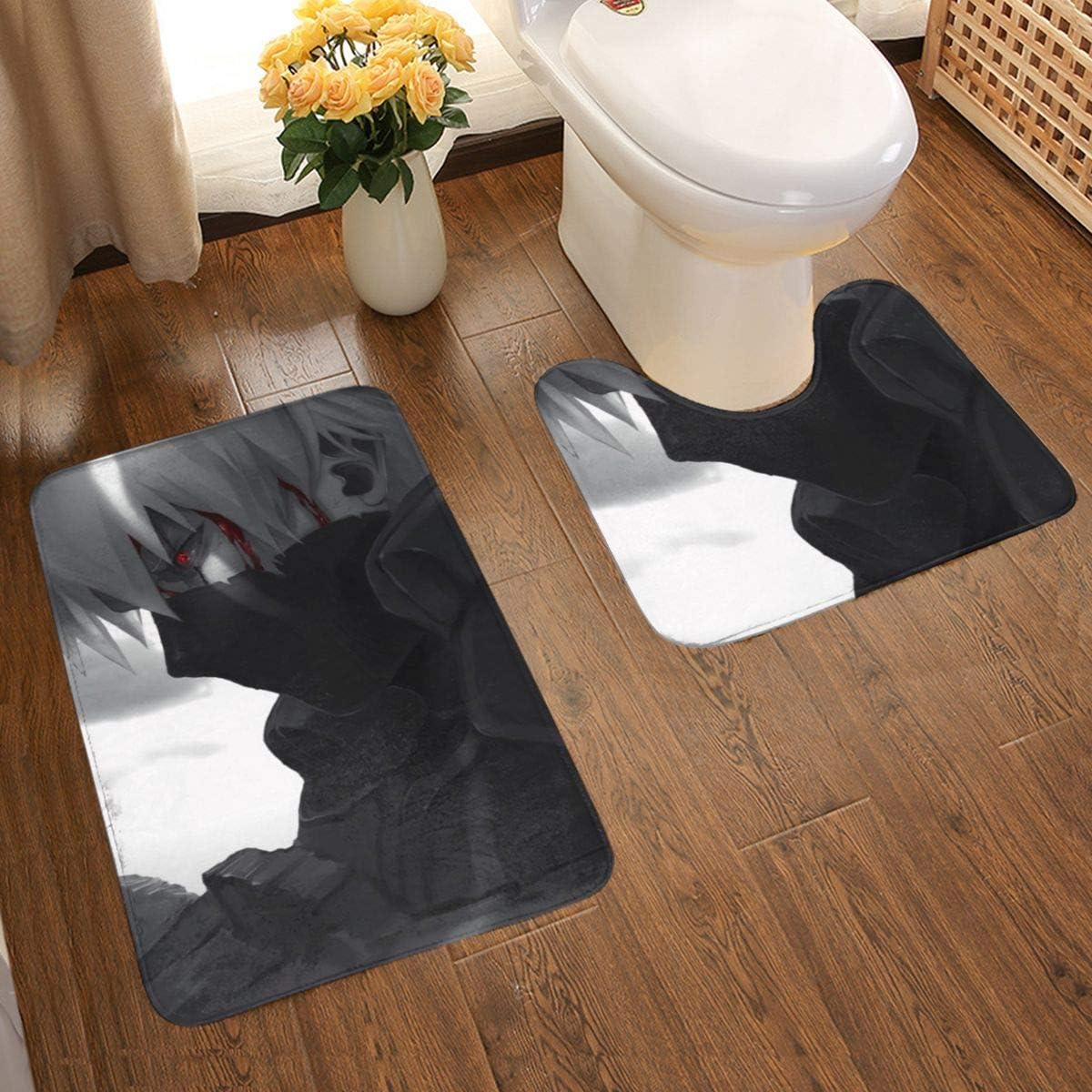 Amazon Anime Naruto Kakashi Bathroom Antiskid Pad Soft Printing 