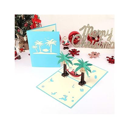 Biglietti Di Natale 3d Pop Up Fai Da Te Con Babbo Natale E